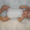 AD9s Levensechte Babypoppen set van 2 soft body blauwe en bruine ogen 52 cm - Afbeelding 8