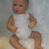 AD9 Levensechte Babypop Leoni soft body blauwe ogen met speen 52 cm - Afbeelding 13