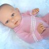 Poppenkleding By Astrup roze gebreid voor pop 48 t/m 52 cm - Afbeelding 6