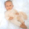 Poppenkleding By Astrup perzik gebreid voor pop 48 t/m 52 cm - Afbeelding 2