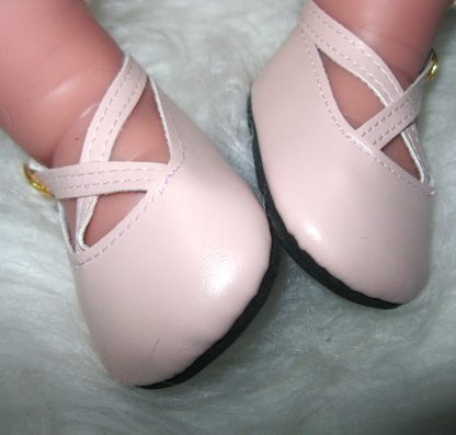 Poppenschoentjes By Astrup roze voor pop 41 t/m 46 cm - Afbeelding 5