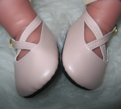 Poppenschoentjes By Astrup roze voor pop 41 t/m 46 cm - Afbeelding 3