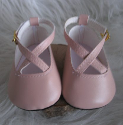 Poppenschoentjes By Astrup roze voor pop 41 t/m 46 cm - Afbeelding 6