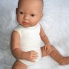 AD7 Levensechte Babypop Lisa soft body met slaapogen 52 cm