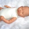 AD7 Levensechte Babypop Lisa soft body met slaapogen en speen 52 cm - Afbeelding 19