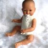 AD7 Levensechte Babypop Lisa soft body met slaapogen en speen 52 cm - Afbeelding 8
