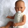 AD7 Levensechte Babypop Lisa soft body met slaapogen en speen 52 cm - Afbeelding 4