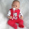 AD7b Levensechte Babypop soft body slaapogen kleding speen 52 cm - Afbeelding 23