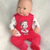 AD7b Levensechte Babypop soft body slaapogen kleding speen 52 cm - Afbeelding 2