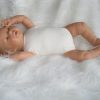 AD7 Levensechte Babypop Lisa soft body met slaapogen en speen 52 cm - Afbeelding 17