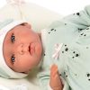 Llorens Poppenkleding 3 delig mint wit Llorens voor pop 38 t/m 42 cm - Afbeelding 5