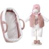 Llorens Poppenkleding 5 delig met reiswieg  Llorens voor pop 40 t/m 44 cm