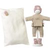 Llorens Poppenkleding 5 delig met ligkussen Llorens voor pop 39 t/m 43 cm