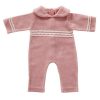 Poppenkleding By Astrup roze gebreid voor pop 35 t/m 39 cm - Afbeelding 2