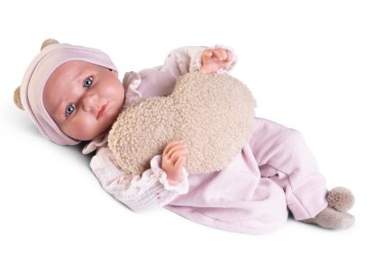 Antonio Juan pop babypop soft body blauwe ogen in kleding 42 cm - Afbeelding 6