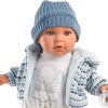 Llorens Poppenkleding 4 delig blauw wit Llorens voor pop 40 t/m 43 cm - Afbeelding 2