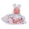 Antonio Juan babypop fullbody meisje met slaapogen kleding en speen 42 cm - Afbeelding 3