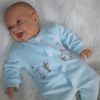 AD3w Levensechte Babypop soft body lachend met kleding 53 cm - Afbeelding 2