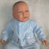 AD5h Levensechte babypop softbody pop met velours kleding 53 cm - Afbeelding 17