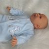 AD5h Levensechte babypop softbody pop met velours kleding 53 cm - Afbeelding 20