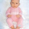 ADK0b Levensechte Babypop New born Meisje fullbody blank in kleding en speen 52 cm - Afbeelding 23