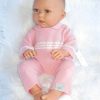 ADK0b Levensechte Babypop New born Meisje fullbody blank in kleding en speen 52 cm - Afbeelding 13