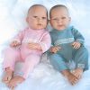 ADK Levensechte Babypoppen newborn set meisje en jongen gekleed 52 cm - Afbeelding 6