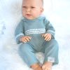 ADK Levensechte Babypoppen newborn set meisje en jongen gekleed 52 cm - Afbeelding 14