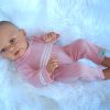 ADK0b Levensechte Babypop New born Meisje fullbody blank in kleding en speen 52 cm - Afbeelding 22