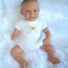 AD6a Levensechte Babypop Lara met romper en speen 52 cm - Afbeelding 5