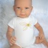 AD6a Levensechte Babypop Lara met romper en speen 52 cm - Afbeelding 6
