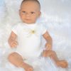 AD6a Levensechte Babypop Lara met romper en speen 52 cm - Afbeelding 10