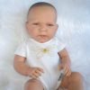 ADK1a Levensechte Babypop new born jongen in My Astrup romper 52 cm - Afbeelding 2