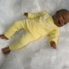 AD3l Levensechte Babypop soft body pop donker met kleding 53 cm - Afbeelding 11