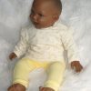 AD3c Levensechte Babypop soft body pop donker met kleding 53 cm - Afbeelding 26