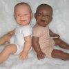 AD3CO Levensechte Babypoppen combi set van 2 poppen blank en donker 53 cm - Afbeelding 12