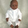 ADH2 Demonstratiepop babypop voor new born babyfotografie – therapie – babymassage 52 cm gewicht 3300 gram - Afbeelding 2