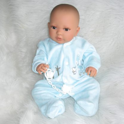 AD6f Levensechte Babypoppen set van 2 Lara en Leonie met kleding 52 cm - Afbeelding 11