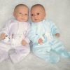 AD6f Levensechte Babypoppen set van 2 Lara en Leonie met kleding 52 cm - Afbeelding 21