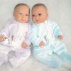 AD6f Levensechte Babypoppen set van 2 Lara en Leonie met kleding 52 cm - Afbeelding 7