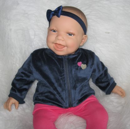 AD3d Levensechte Babypop soft body lachend met kleding 53 cm - Afbeelding 22