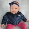 AD3d Levensechte Babypop soft body lachend met kleding 53 cm - Afbeelding 5