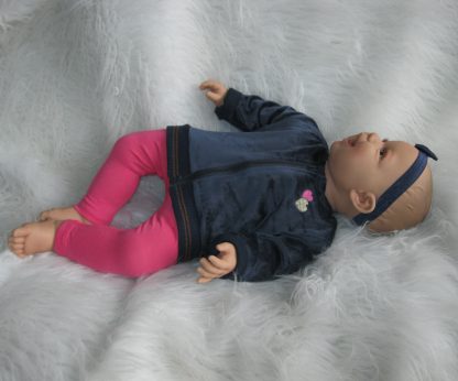 AD3d Levensechte Babypop soft body lachend met kleding 53 cm - Afbeelding 20