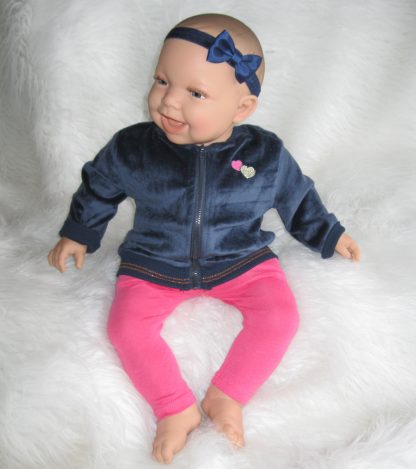 AD3d Levensechte Babypop soft body lachend met kleding 53 cm - Afbeelding 17