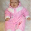 AD5i Levensechte babypop softbody pop met in roze pakje 53 cm - Afbeelding 10