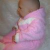 AD5i Levensechte babypop softbody pop met in roze pakje 53 cm - Afbeelding 11