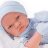 Antonio Juan levensechte babypop fullbody jongen met kleding deken en speen 43 cm - Afbeelding 9
