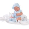 Antonio Juan levensechte babypop fullbody jongen met kleding deken en speen 43 cm - Afbeelding 8
