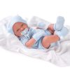 Antonio Juan levensechte babypop fullbody jongen met kleding deken en speen 43 cm - Afbeelding 2