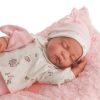 Antonio Juan pop babypop softbody slapend met kleding en kussen 42 cm